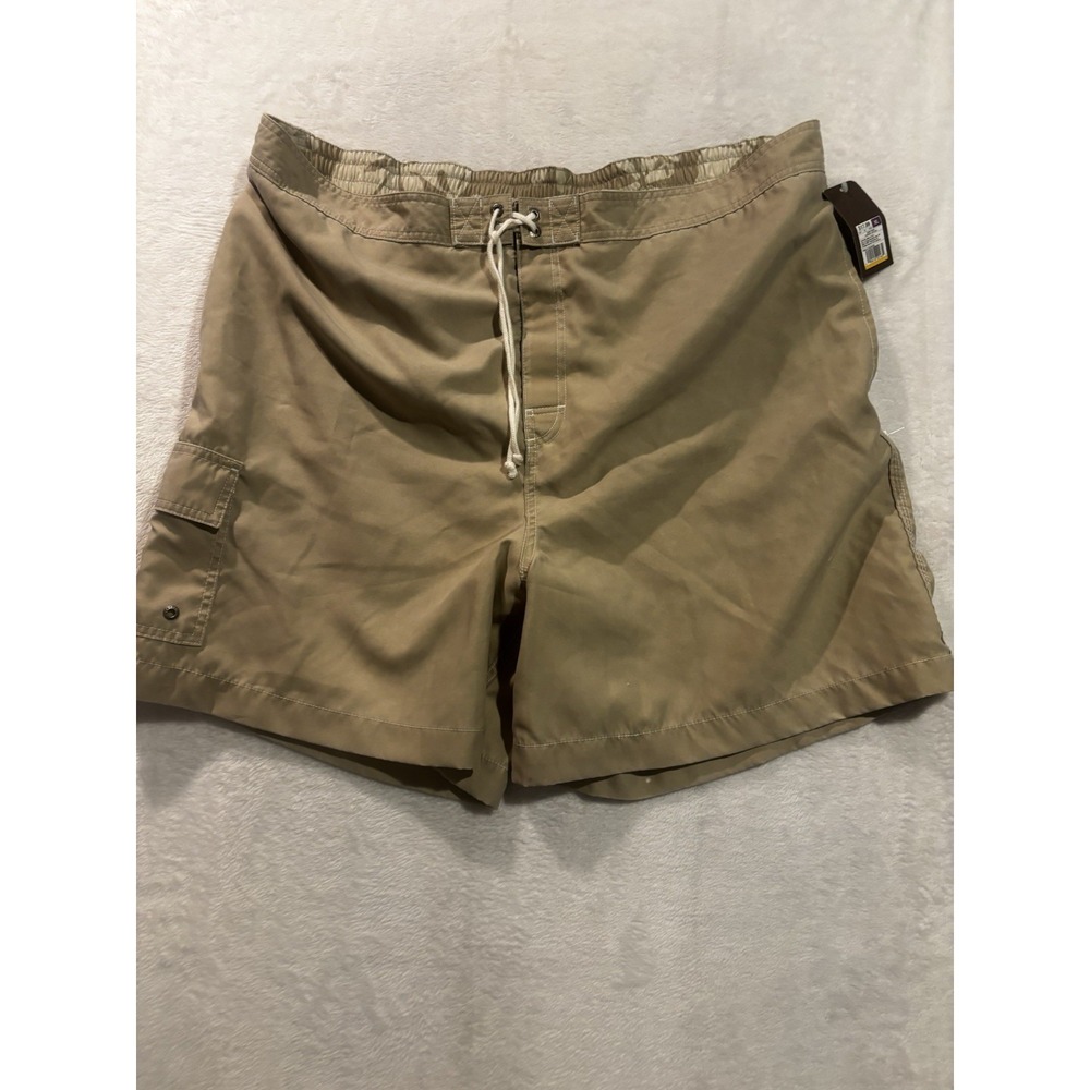 NEW‎ Merona Shorts Mens XL Khaki Cargo Tan Summer NWT Pockets Casual Outdoor